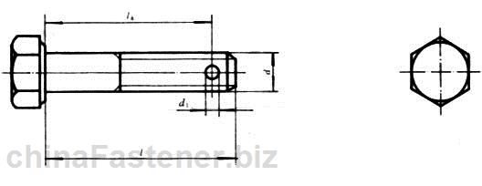 六角头螺杆带孔螺栓|GB31.1-88[标准 技术参数]