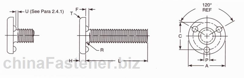 U3型焊接螺栓（支撑面带三圆形焊点）|IFI-1482002[标准 技术参数]