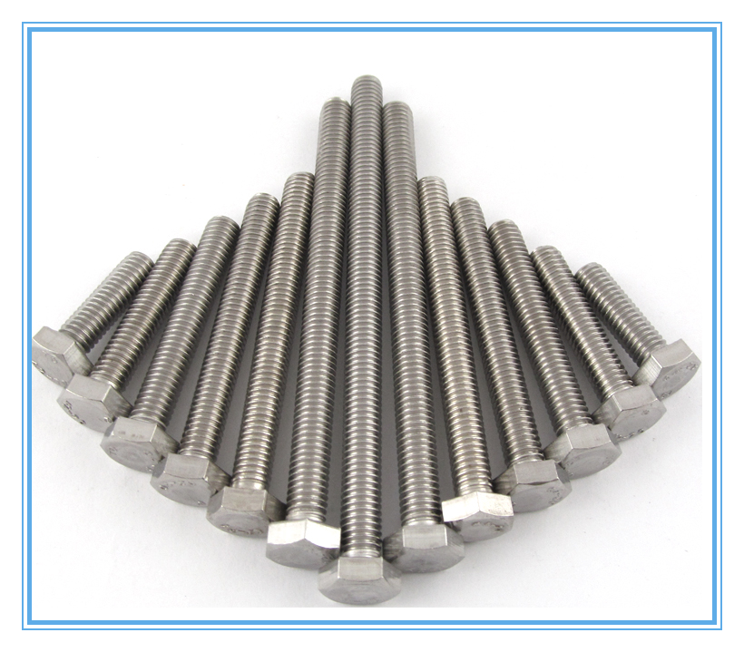无锡螺丝厂提供-A4-14P不锈钢全牙外六角螺栓