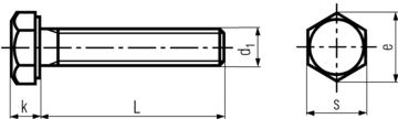 嘉兴[螺栓|外六角螺栓|外六角]螺丝厂供应10.9级GB5783全牙外六角螺栓-发黑