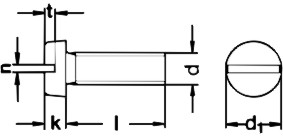 嘉兴[螺钉|圆柱头|开槽]螺丝厂供应DIN84开槽圆柱头螺钉-蓝白锌