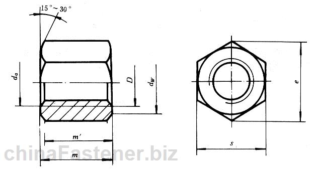 <a href=//www.posttic.com/dongluo/7617.html target=_blank class=infotextkey>六角厚螺母</a>|GB 56-88