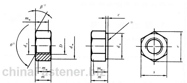 1型六角螺母|GB/T6170-2000[标准 技术参数]