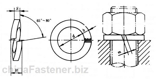 标准型<a href=//www.posttic.com/dlcp/tanhuangdianquan/ target=_blank class=infotextkey>弹簧垫圈</a>|GB 93-87