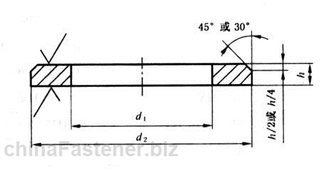 <a href=//www.posttic.com/dongluo/7229.html target=_blank class=infotextkey>平垫圈</a>  倒角型 A级|GB /T 97.2-2002