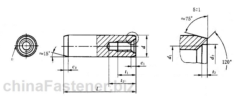 <a href=//www.posttic.com/dlcp/neiluowenyuanzhuxiao/ target=_blank class=infotextkey>内螺纹圆柱销</a> 不淬硬钢和奥氏体不锈钢|GB /T 120.1-2000
