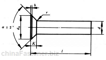 沉头铆钉|GB869-86[标准 技术参数]