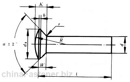 半沉头铆钉|GB870-86[标准 技术参数]