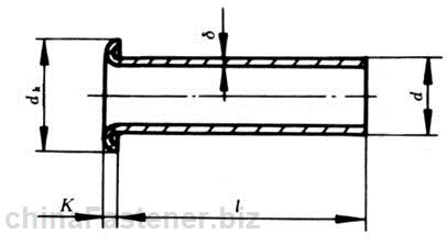 管状铆钉|GB975-86[标准 技术参数]