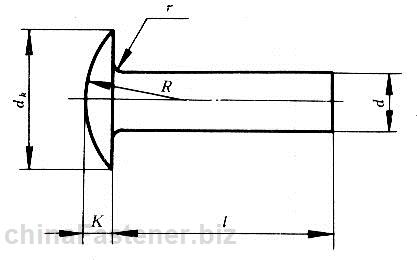 大扁圆头铆钉|GB1011-86[标准 技术参数]