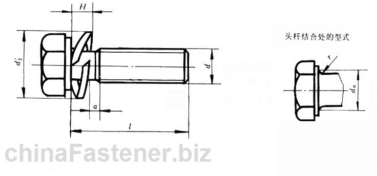 六角头螺栓和<a href=//www.posttic.com/dlcp/tanhuangdianquan/ target=_blank class=infotextkey>弹簧垫圈</a>组合件|GB 9074.15-88