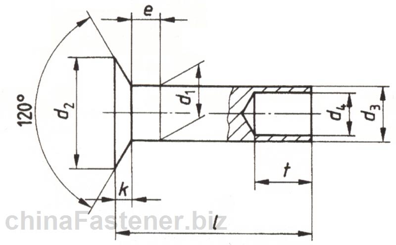 沉头半空心铆钉—公称直径1.6~10mm|DIN6792[标准 技术参数]