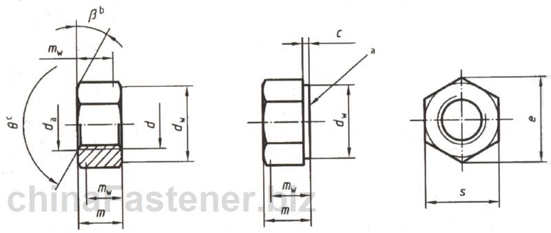1型六角螺母—产品等级A和B级（ISO:4032:1999） | DIN EN ISO 4032