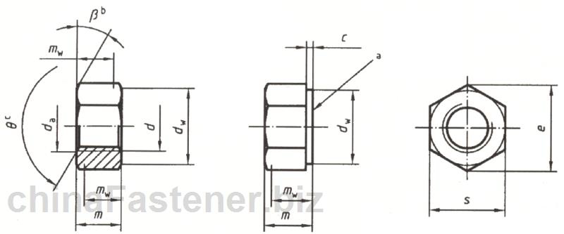 2型六角螺母—细牙螺纹—产品等级A和B级（ISO 8674:1999） | DIN EN ISO 8674