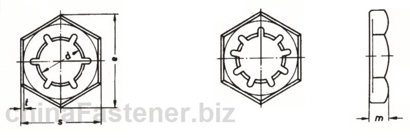 冲压自锁螺母 | DIN 7967