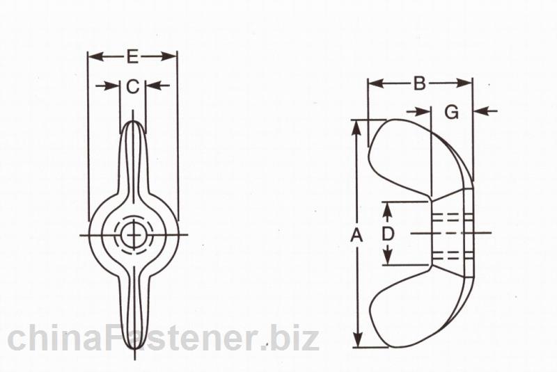 A型碟形螺母 | ASME B18.6.x DRAFT STANDARD 2002