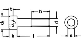 A2-DIN912 不锈钢<a href=//www.posttic.com/dlcp/yuanzhutouneiliujiao/ target=_blank class=infotextkey>圆柱头内六角螺丝</a>