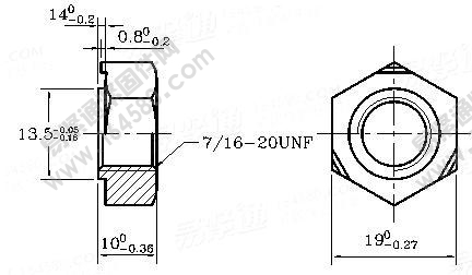 汽车安全带用六角焊接螺母-QC/T712-2011[标准|规格]